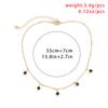 Colorful Zircon Double Circle Necklace Female Love Simple Necklace for Women Wedding Jewelry