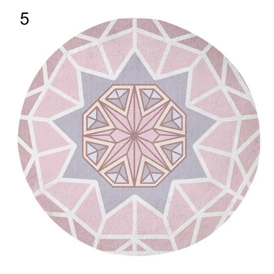 Dywan Antypoślizgowy Odporny na ścieranie Wygodny Okrągły Dywan Drukowany Dywanik Domowy