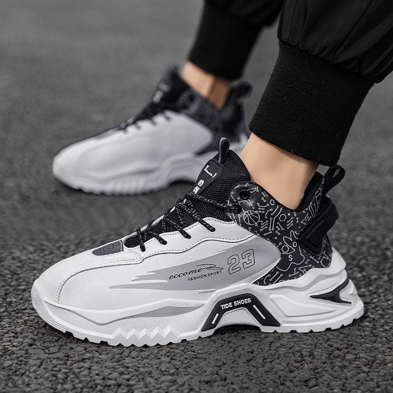 

Обувь мужская осень и зима 2025 новая обувь для папы ins модная трендовая обувь кроссовки обувь средней высоты 37