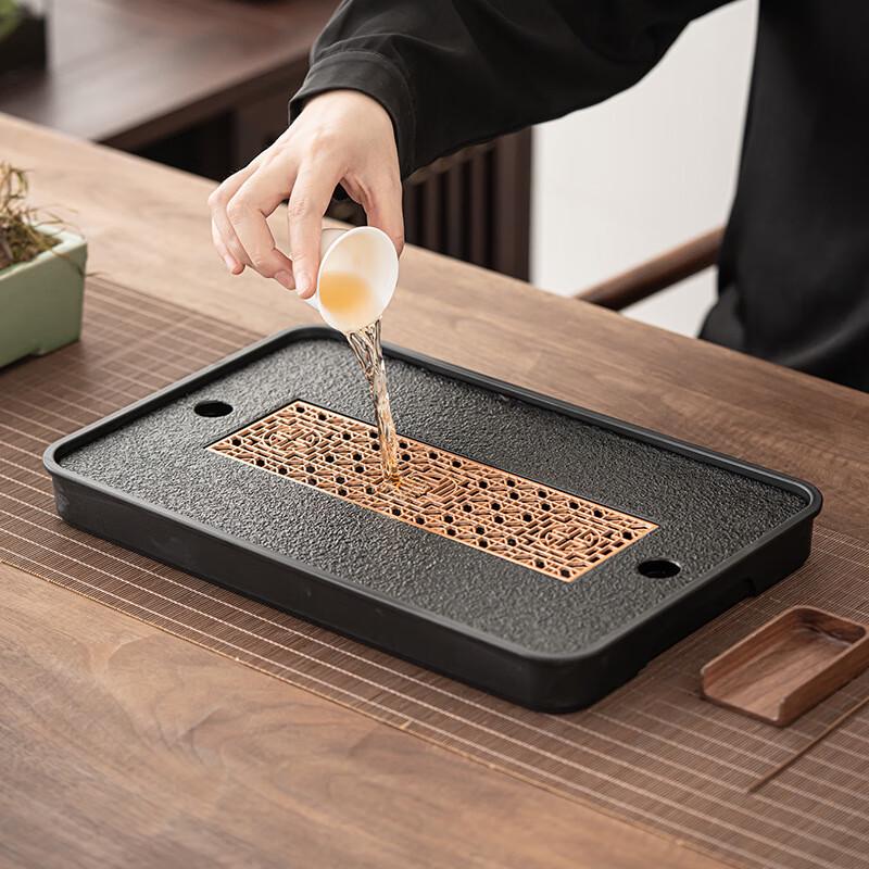 WQ Chinese Style Magnetic Drainage Tea Tray