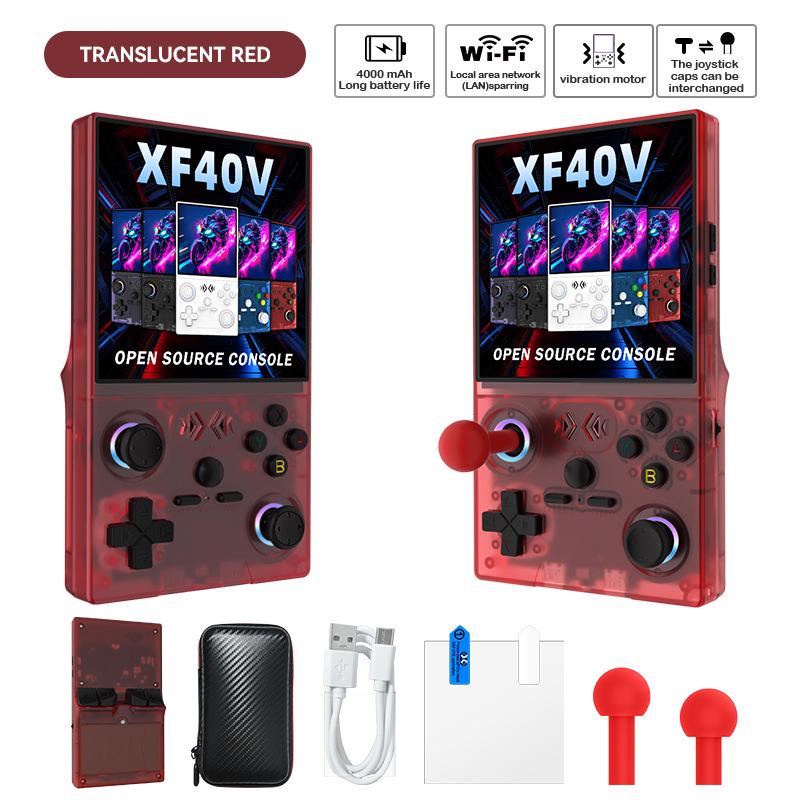 XF40V Open-Source Handheld-Konsole: Grenzüberschreitendes Gaming mit GBA, PSP God of War, Arcade und Online-Mehrspieler über WLAN.