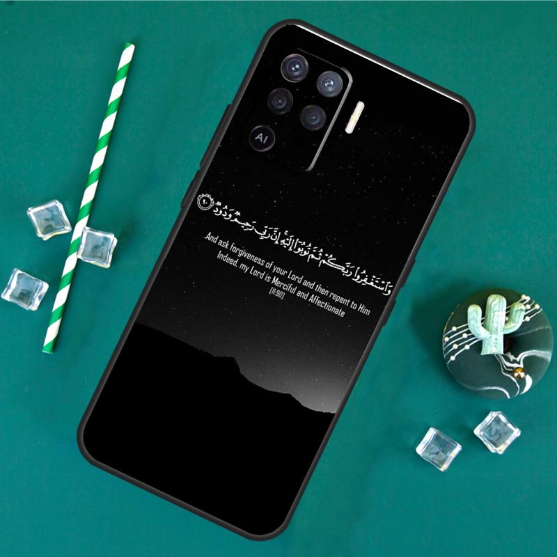 

Muslim Surah Ikhlas Islamic Case For Oppo A40 A60 A80 A16 A76 A96 A18 A38 A58 A78 A98 A91 A15 A17 A74 A94 A54 A57S Cover OPPO A94 5G
