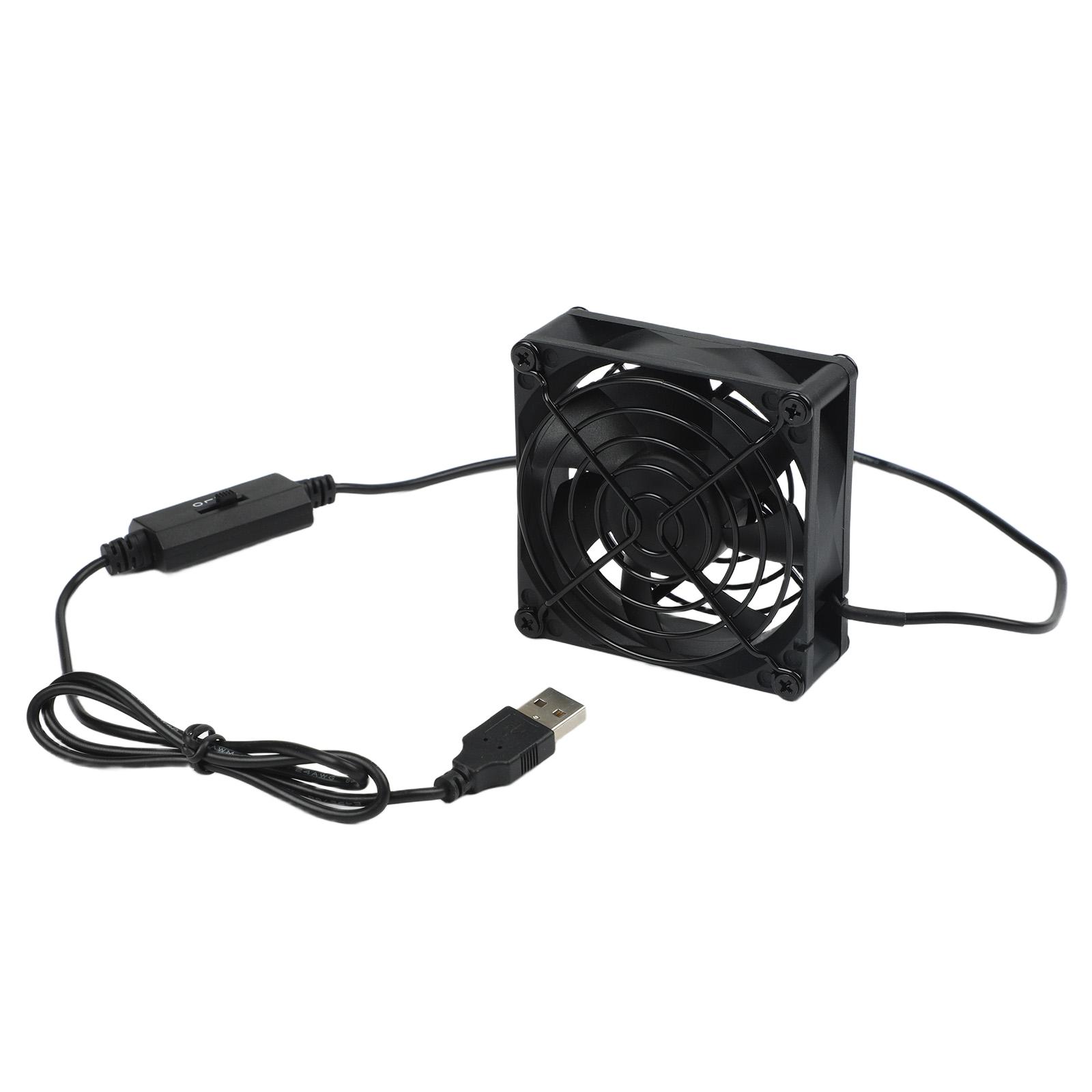 

Indoor Cooling Compact Spaces USB Fan PC Fan Ventilator Metal Mesh Protection Imported Ball Bearings USB Powered Fan