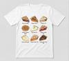 Thanksgiving Pumpkin Pie Holiday Lover Graphic Tee White Unisex T-Shirt