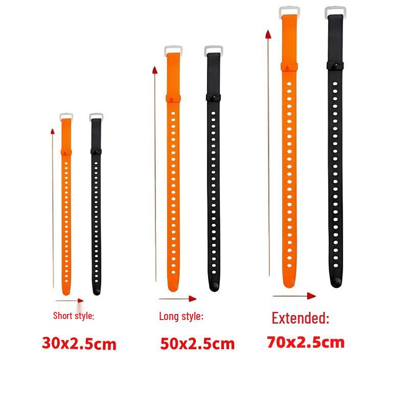 Multi-Purpose Silicone Tie-Down Buckle for Outdoor Use