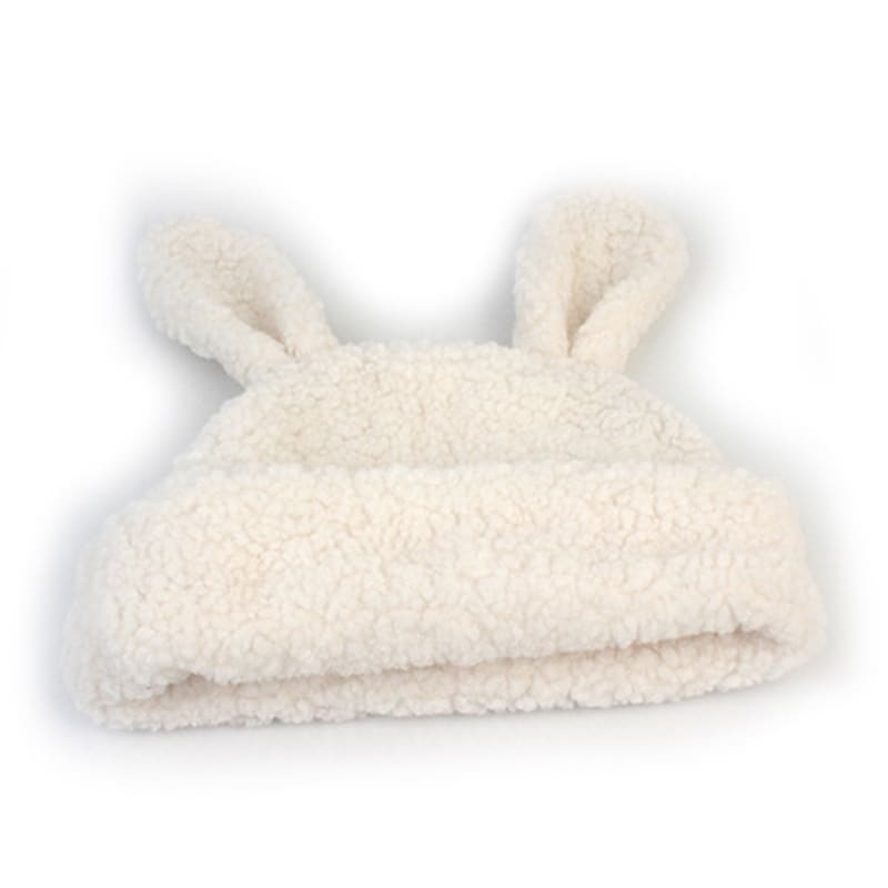 Universelle Chemie Kaninchen Weißes Fleece Mütze Kaninchen Mütze