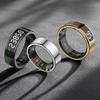 R11 Smart Ring with Display Screen and Touch Fitness & Sleep Monitor Wireless Charging Smartring 5 ATM Waterproof for Men Women