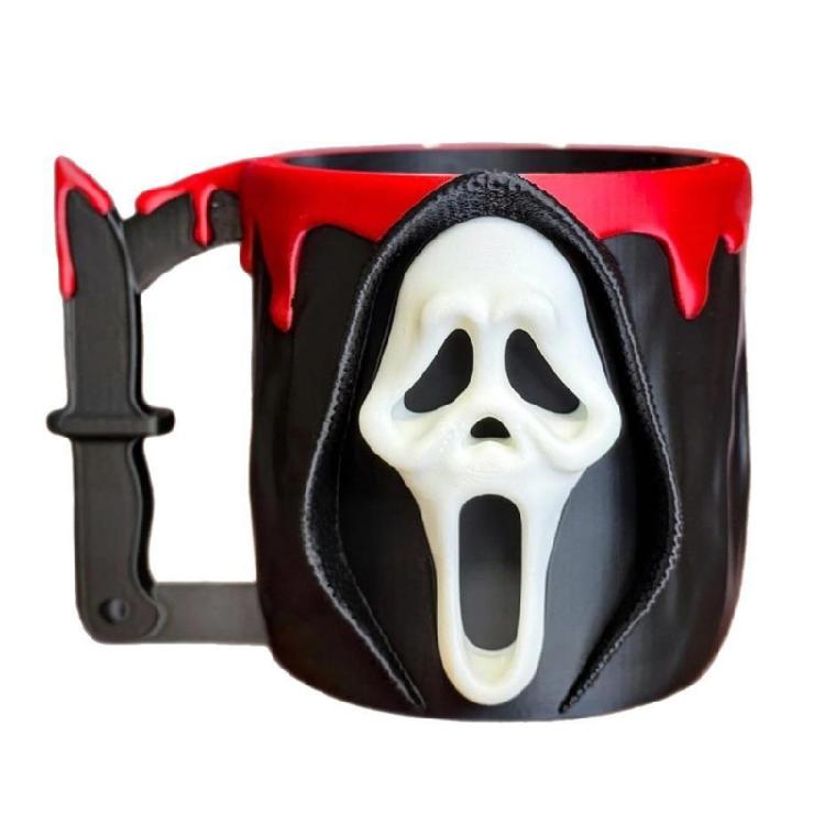 Halloween Ice Creams Container With Double Spoons Nonslip Freeze Protections Handle Parties Dessert Serving Dish