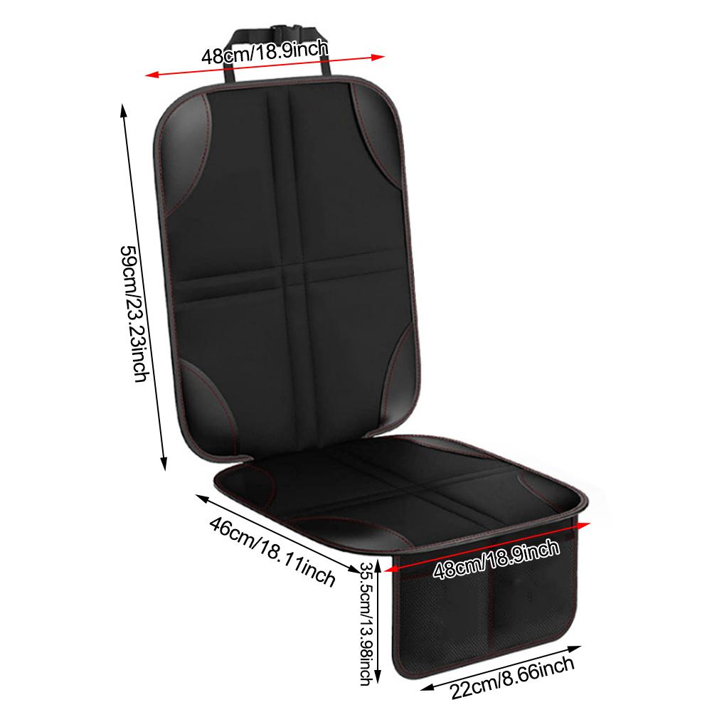 Universal Child Safety Seat Anti-Slip Anti-Scratch Mat Pads Waterproof Car Seat Protective Cover for-Baby Kid Protection