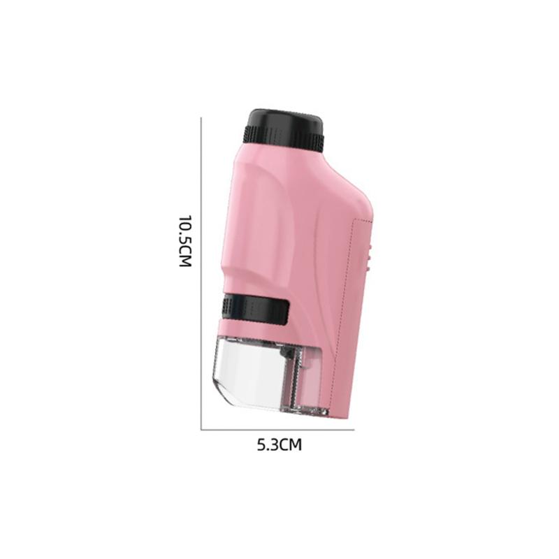 *Microscope 60-120x Lab Handheld Microscope Battery Powered Microscope With LED Light Kids Science Microscope