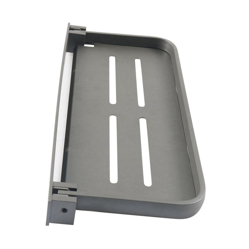 NYTT-2X Husbils Vikbar Hylla Utrymmesbesparande Organizer Aluminium Väggförvaringsställ Husbils Flytande Hylla Lätt att Installera Biltillbehör