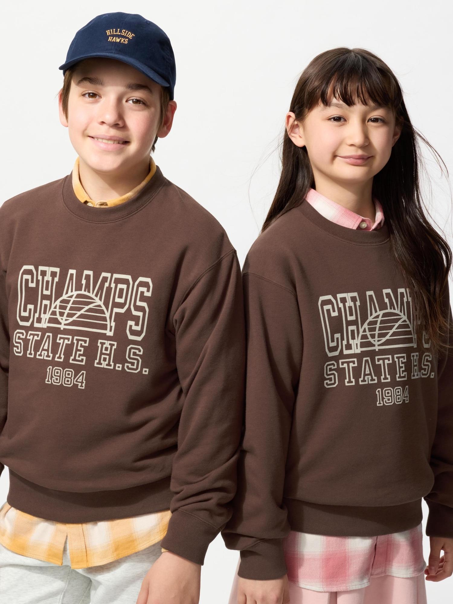 

Свитшот Uniqlo Kids Ultra Stretch с рисунком B 38 DARK BROWN/KIDS 140