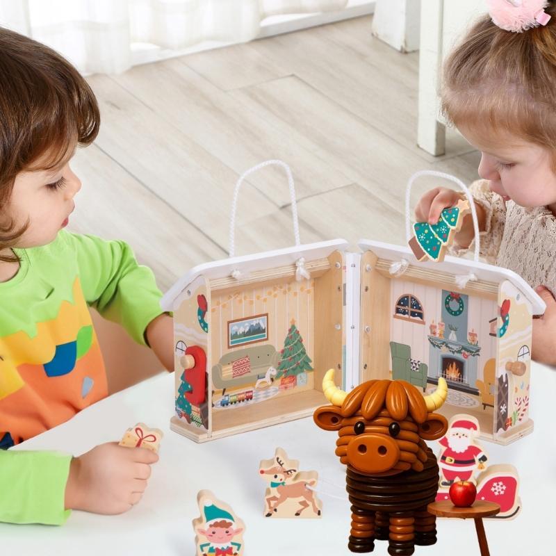 Animal Button Craft Set Complete Supplies for Handmade Ornament Art Project Home Decoration