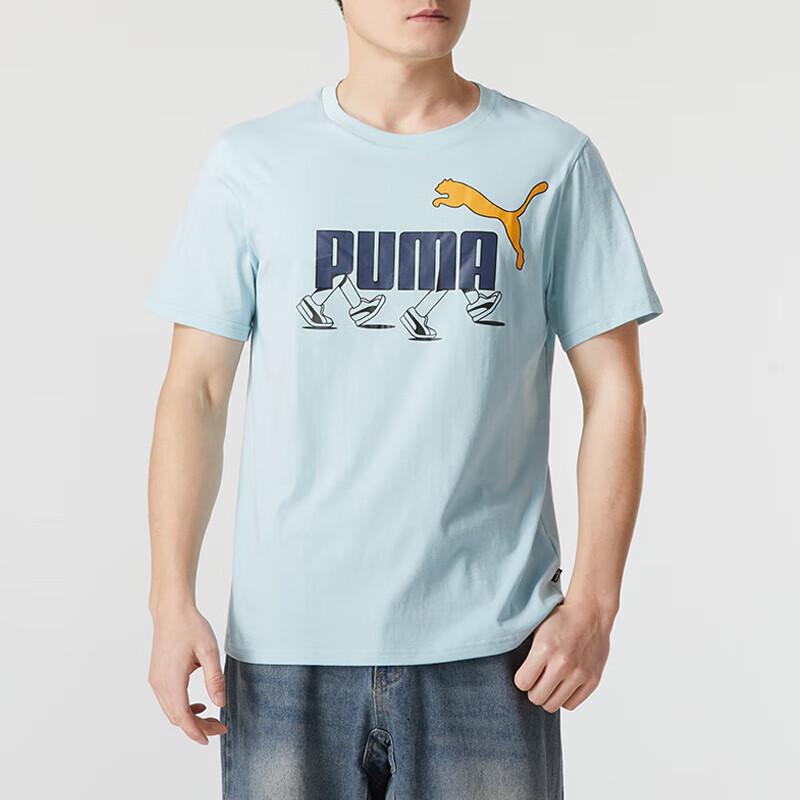 PUMA Men s Casual Printed Short Sleeve T-shirt 682152 M