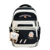High Value College Style Fresh and Sweet Contrasting Color Splicing Backpack Junior High School Student Backpack