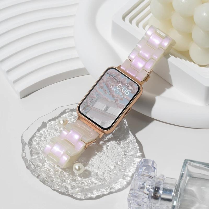 Harzarmband für Samsung Galaxy Fit 3 Uhrenarmband Correa Armband Kompatibel mit Galaxy Fit 3 Armband Zubehör