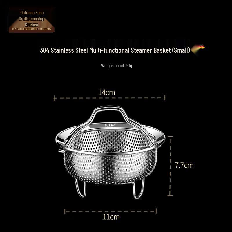 304 Stainless Steel Rice Cooker Steamer Basket