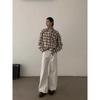 Vintage Baggy Jeans Men Women High Street Loose Wide Leg Denim Pants Clean Fit Style