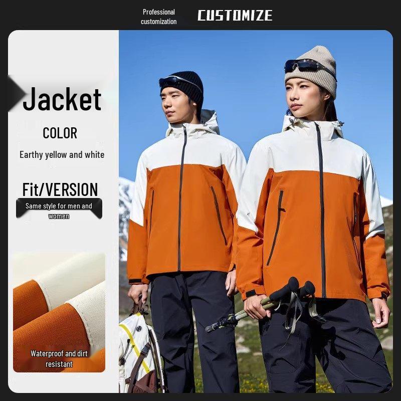Men's Custom Logo Anti-Static Thickened Windproof Work Jacket for Autumn and Winter