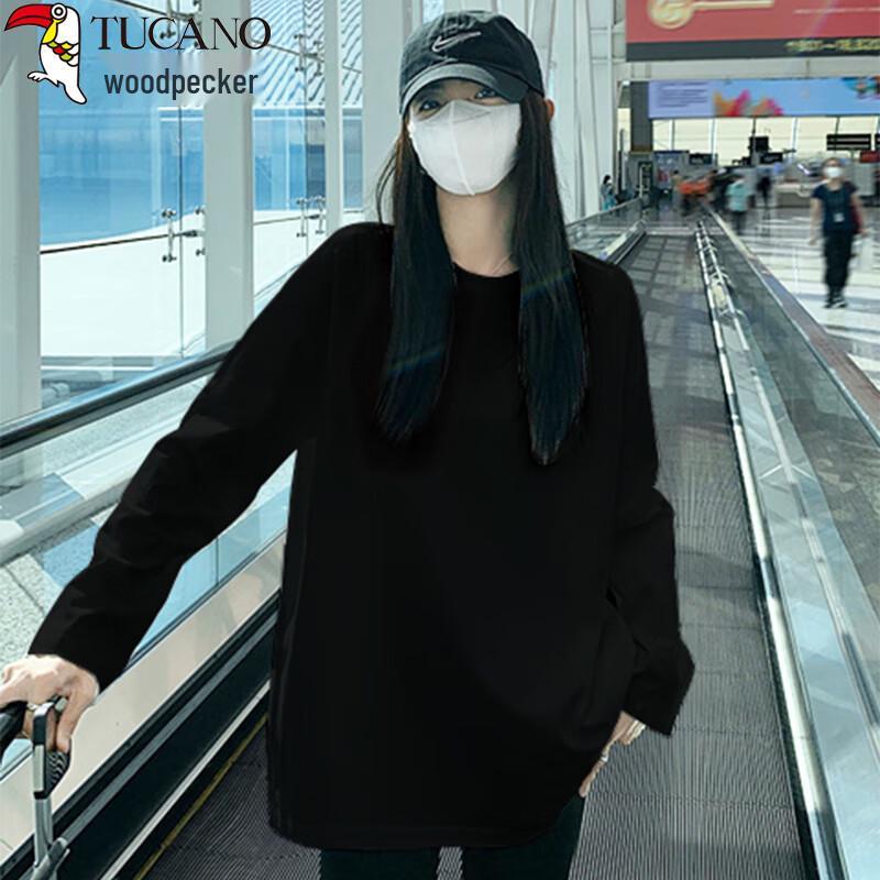 Woodpecker Women s Long-Sleeve Cotton T-shirt M