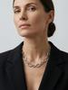 Minimalist Chain Necklace for Women, Chunky Oval Link Trendy Stainless Steel Waterproof Geometric Jewelry