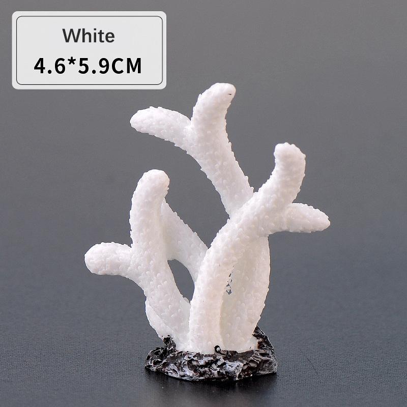 Colorful Mini Artificial Coral Cute Ornamental Fish Gifts Aquarium Decor Multicolor Resin Fashion Diy Art Craft Fish Tank Decora