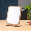 Oeny Portable Wood Grain Folding Vanity Mirror