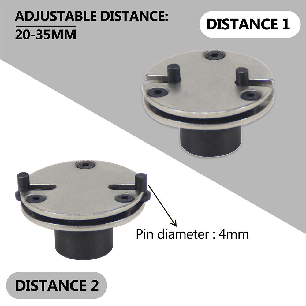 Universal 2&3 Pin Adjustable Auto Disc Brake Pad Caliper Piston Wind/Rewind Back Replacement Tool 3/8" Square Drive