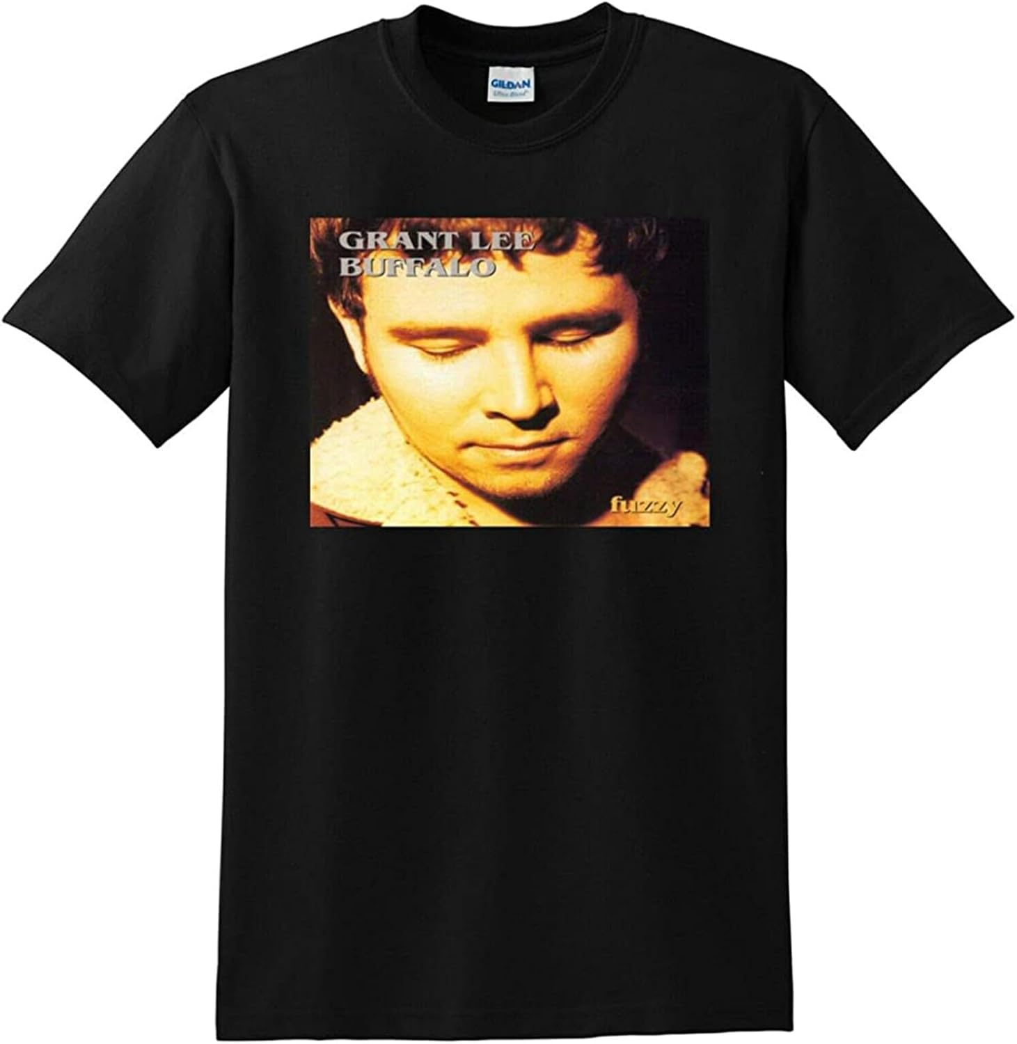 Men s Grant Lee Buffalo T Shirt Vinyl Cd Cover Black XL чёрный