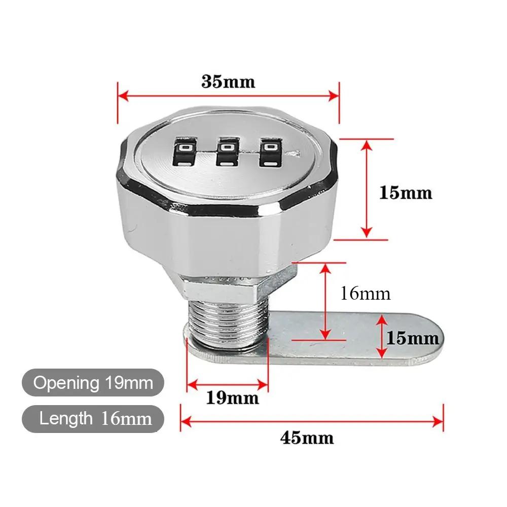 

Password Locker Cabinet Mailbox Password Locker 3 Digital Code Combination Lock Cupboard Drawer