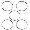 5PCS Rubber Belt Size 47-150mm Width 5mm for Recorders CDROM Video Machines