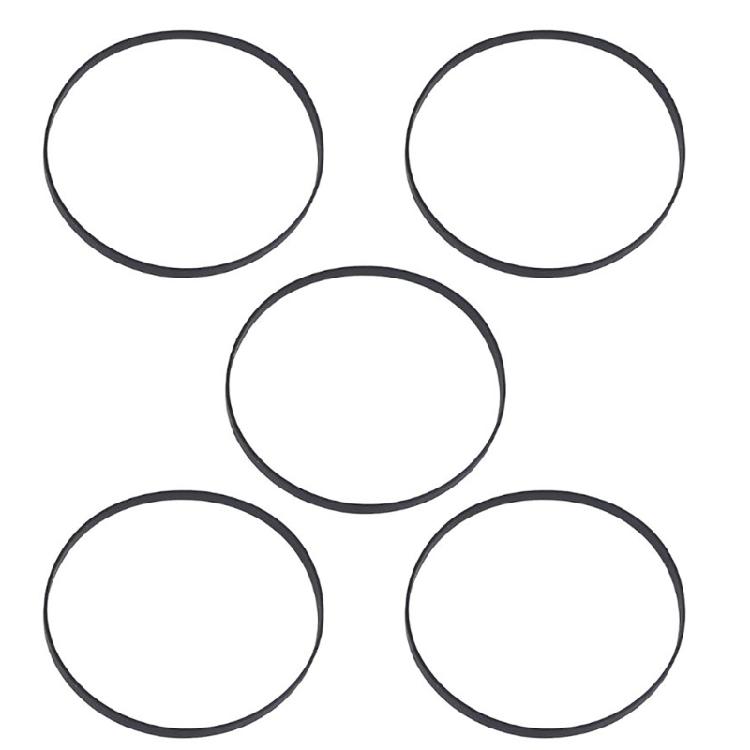 5PCS Rubber Belt Size 47-150mm Width 5mm for Recorders CDROM Video Machines