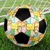 Pokemon Indoor Soccer Ball Colorful Machine Stitched PVC Size 5 Team Training Competition Ready Durable High-Bounce Cool Sports Gift