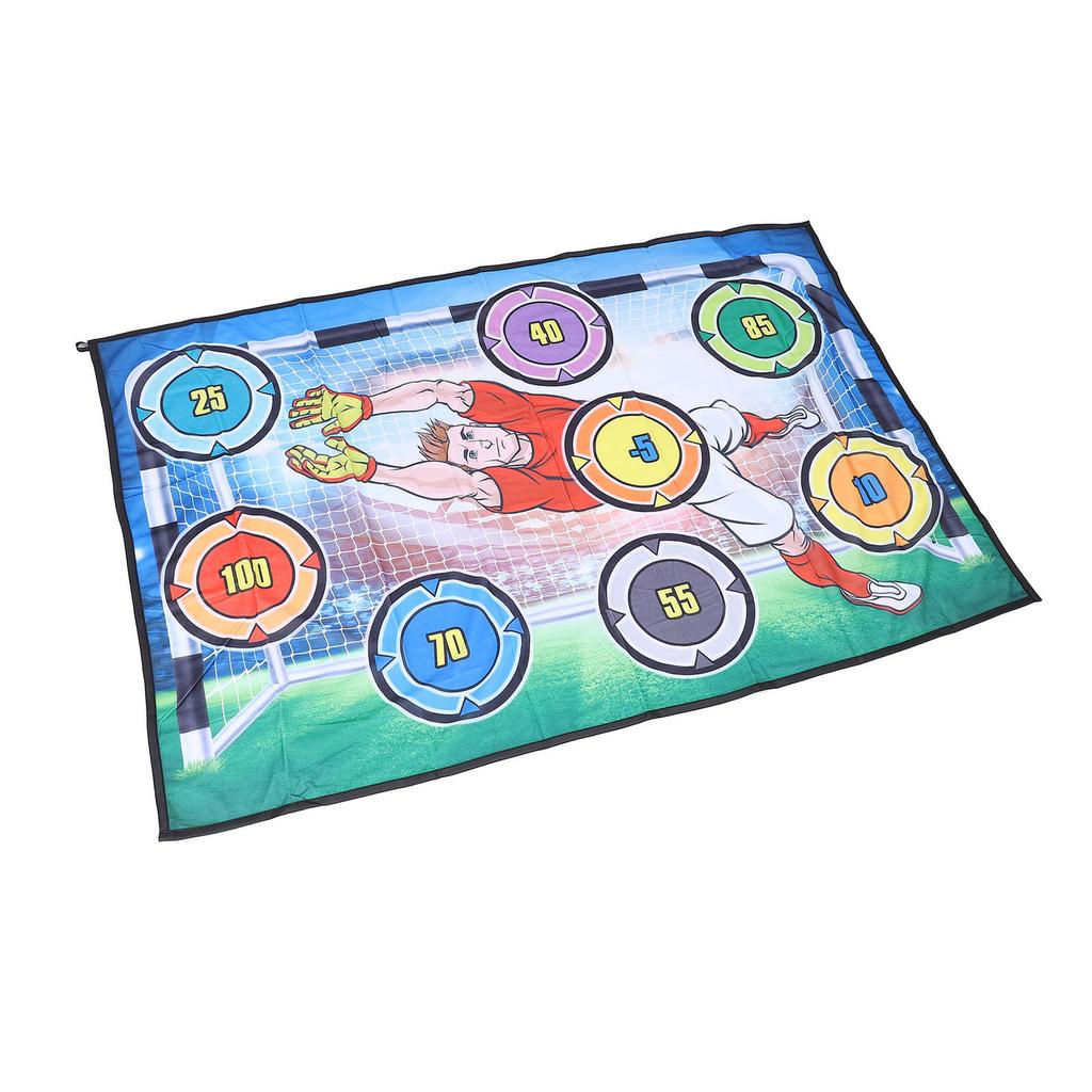 2 in 1 Soccer Ball Game Set with 2 Balls Hand Eye Coordination Motor Skills Toss Soccer Target Goal 