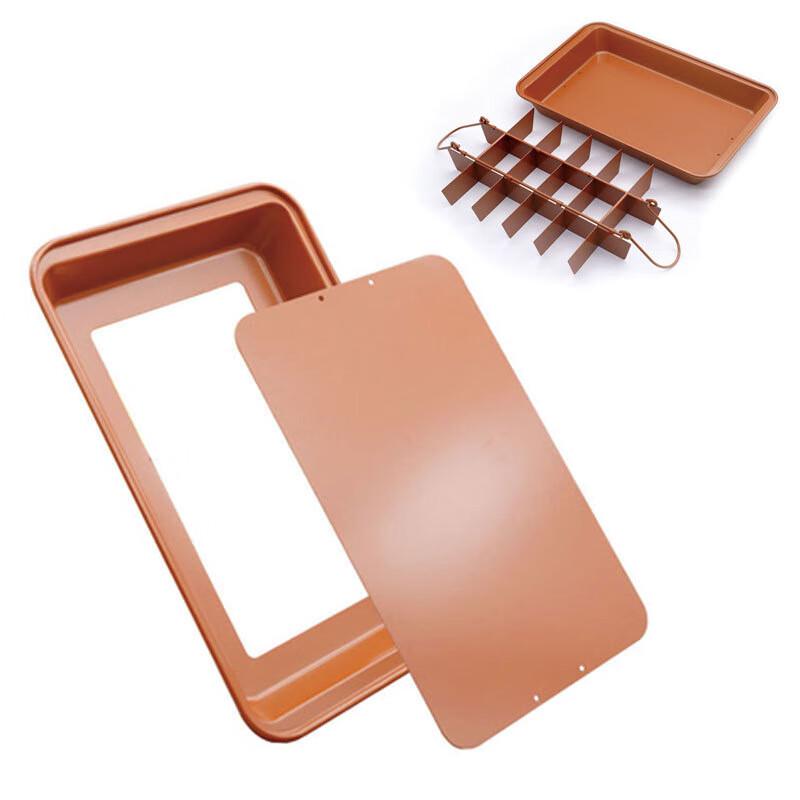 Wutuo Champagne Goud Rechthoekige Brownie Pan