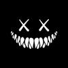 G017 20X13CM Demon Smiling Face Car Stickers Car Sticker Funny Auto Body Styling Decoration Window Sticker Vinyl Waterproof