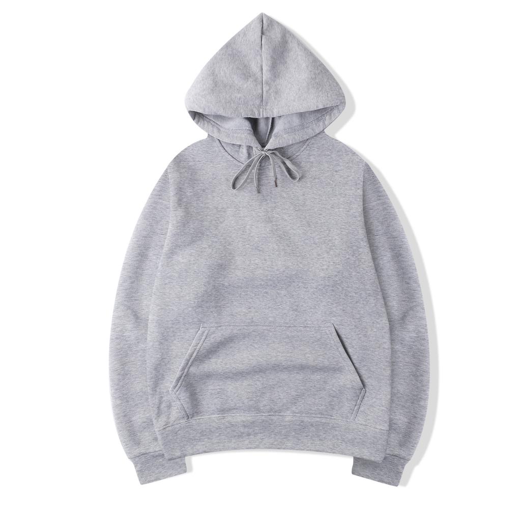 Men's and women's 18-color hooded sweater Men's solid-color sweater Men's long-sleeved pocket pullover sweater