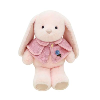 Niedlicher Schal Hase Wellenartige Ohren Hase Plüschpuppe Kleidung Kann Abgenommen Werden und Niedlich und Beruhigend Weihnachtsgeschenke für Kinder