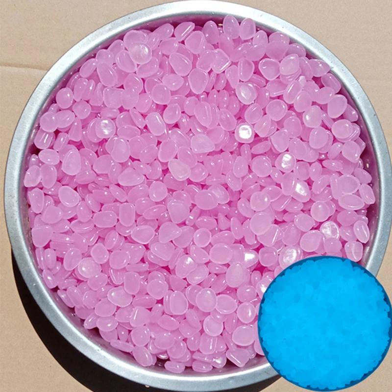 1bag Small Luminous Stones Outdoor Walkways Home Garden Yard Decoration Glow in the Dark Fish Tank Pebbles Glowing Stones