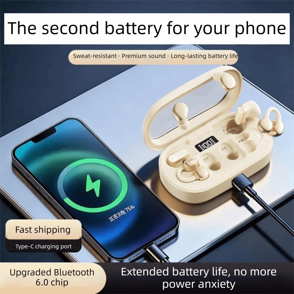 Semi-in-ear Bluetooth Earphones Heavy Bass True Wireless Headphones New Wireless Earbuds Daily Use