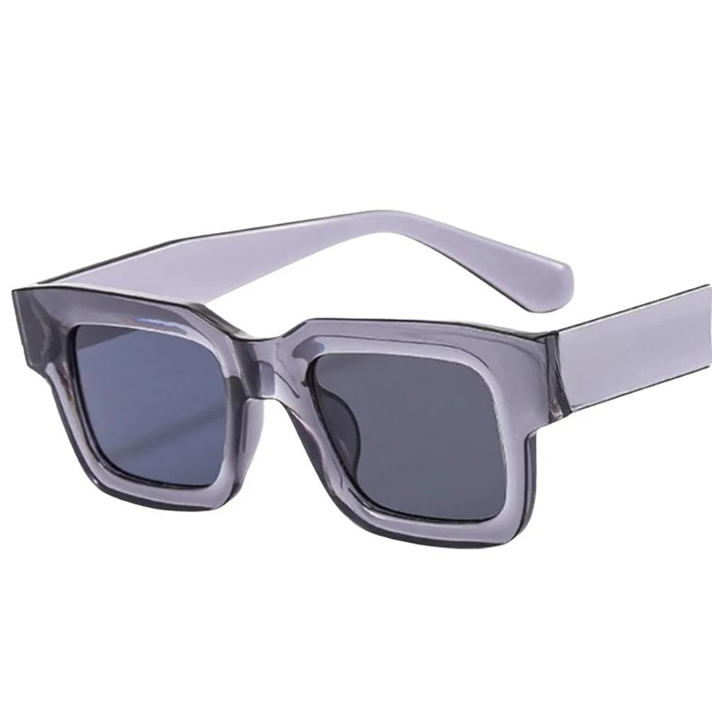 New Thick Frame Sunglasses Trend Box Foreign Trade Glasses Personality Big Frame Sunglasses WOMEN'S Sunglasses MEN'S Sunglasses