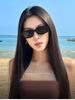 2/3PCS New Square Frame Fashion Items Uv Protection Women's Sunglasses Versatile Outdoor Sun Protection Sunglasses 9656-1