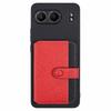 For OnePlus Nord 4 Phone Case Adhesive Card Bag Color Matching with Kickstand