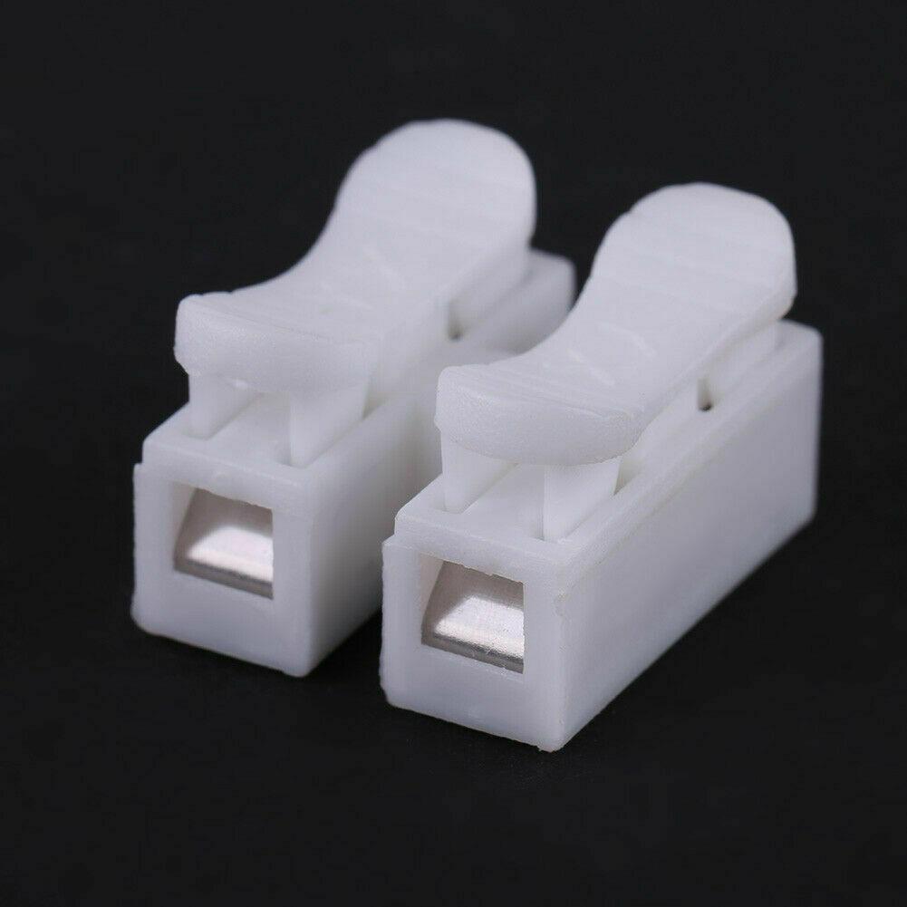 0.77 * 0.67 * 0.51inch CH2 Spring Connector 20Pcs Block Cable Clamp