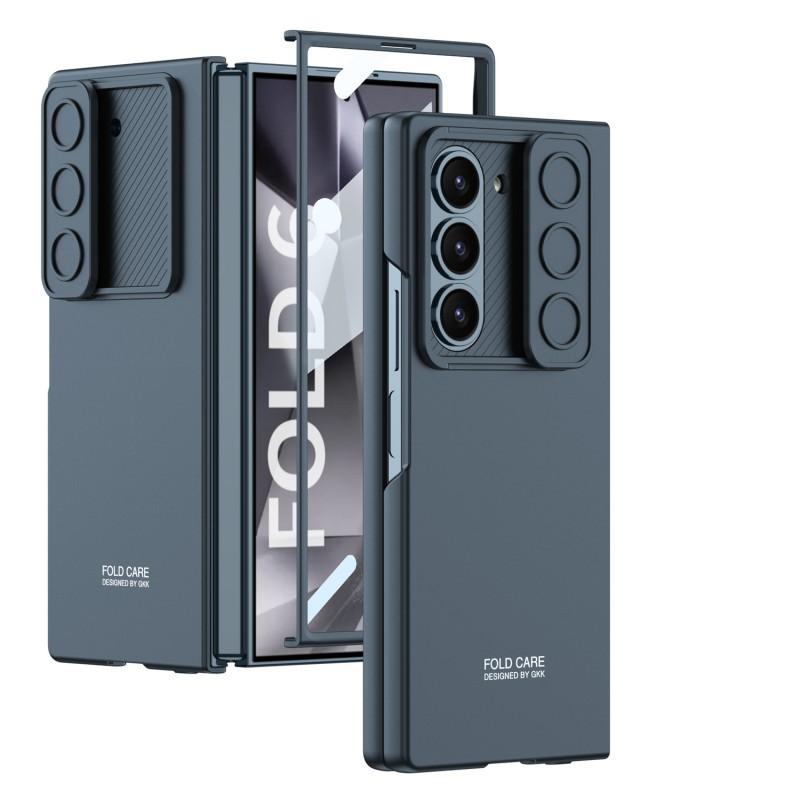 PC Hard Case Galaxy Z Fold6 Shockproof Cover With Slide Window Lens Protection
