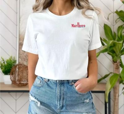 Vintage Cowboy Shirt Marlboro T-shirt Western Graphic Tee Retro Rodeo Tee Unisex Unisex T-Shirt
