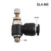 8Pcs Air Flow Speed Control Valve Connector Tube Hose Pneumatic Push In Fitting Gardening Tools Replacement Garden Tools