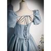 Long Dress Women Gown Dresses A Line Vestidos High Waist Y2k Streetwear Puff Sleeve Elegant Splice Party Night Work Evening