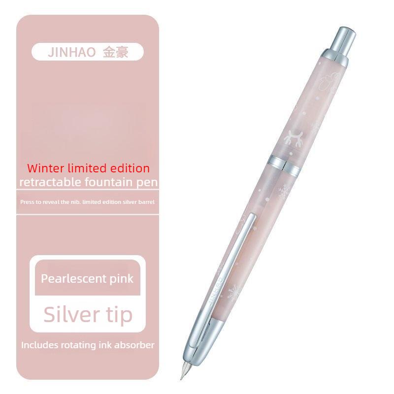 Burgund Limited Edition!!! JINHAO 20 Druck-Füllfederhalter Einziehbar Tinte-Konverter Schreibwaren Schulbedarf PK 10 A1