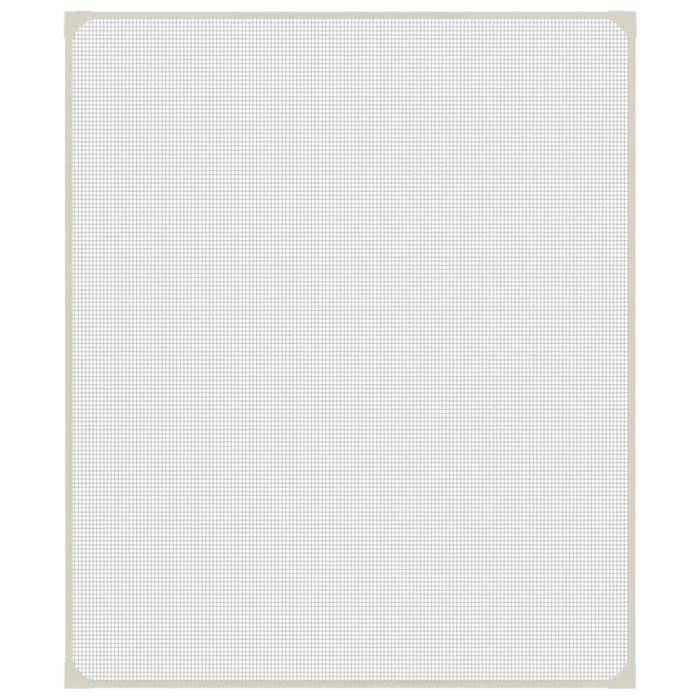 VidaXL Moustiquaire magnétique pour fenêtres blanc 100x120 cm 153851